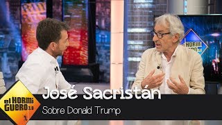 quotEl imbécil como el tirano no están solosquot José Sacristán de Trump  El Hormiguero 30 [upl. by Anehc]