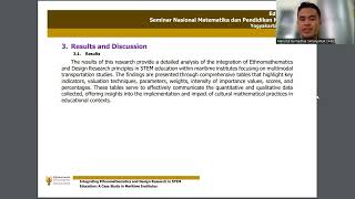 Integrating Ethnomathematics and Design Research in STEM Education [upl. by Arikahs]