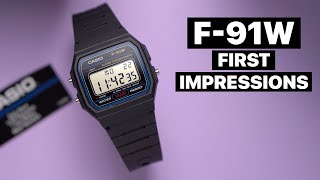 A watch collectors first impressions of the Casio F91W [upl. by Caines737]