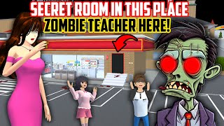 THERES NEW ZOMBIE TEACHER HAUNTED HORROR SECRET ROOM IN THIS PLACE  SAKURA SCHOOL SIMULATOR [upl. by Faunia]