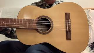 Giannini Classical Acoustic Nylon String Guitar Serie Estudo 1900 Brazil [upl. by Hartzke]