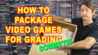 How To Package Video Games for Grading to Minimize Damage in Transit [upl. by Aduhey]