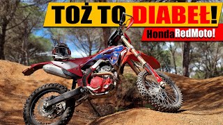 Honda Red Moto CRF 250 RX  rasowe ENDURO [upl. by Vanderhoek319]