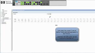 vSphere And HP Procurve 1810g24 Trunk Configuration [upl. by Denten]