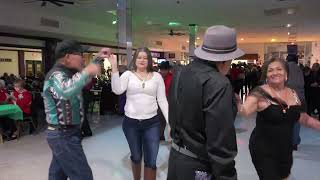 Bailando Con Ruben Garza Y Su Conjunto  KEDA  VFW Christmas Dance 2023 [upl. by Wyck]