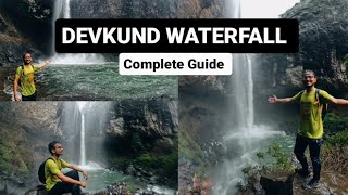 Devkund Waterfall Trek  Complete Guide  Bhira  Mangaon  Maharashtra [upl. by Anilet]