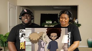 Boondocks Jazmine and Huey Best Moments  Kidd and Cee Reacts [upl. by Delainey855]