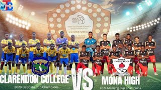 Clarendon College vs Mona Olivier Shield Live Match Preview Show  Jamaica Schoolboy Football [upl. by Handy]