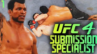 UFC 4 Career Mode EP 1 Submission Specialist on Legendary Difficulty EA UFC 4 Career Mode Gameplay [upl. by Laved]