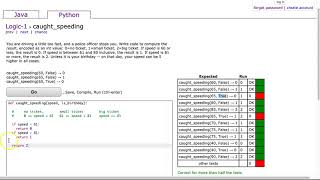 Codingbat  caughtspeeding Python [upl. by Adnilra527]