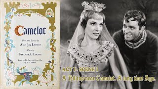 Camelot Act 1 Scene 1 quotCamelotquot 1960  Julie Andrews Richard Burton [upl. by Eirod]