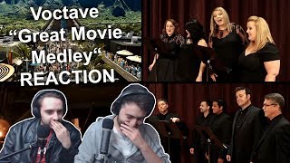 Singers ReactionReview to quotVoctave  Great Movie Medleyquot [upl. by Enerual]