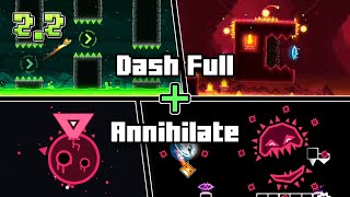 MASHUP Dash Full Song  Annihilate Song  Geometry Dash 22 [upl. by Kirschner]