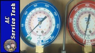 R22 and R410A Refrigerant Operating Pressures on Air Conditioning Units [upl. by Judd]