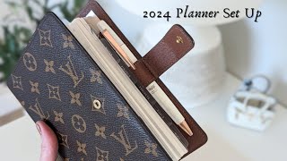 2024 Planner Set Up amp Flip Through  Minimal Planning [upl. by Siednarb747]