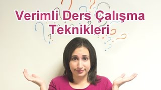 Verimli Ders Çalışma Teknikleri [upl. by Sadye]