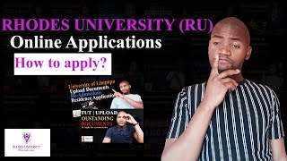 Rhodes University RU  How to apply at Rhodes University online Essay [upl. by Leroi]