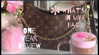 ONE YEAR REVIEW ON MY LOUIS VUITTON BOULOGNE BAG 2023  YOSHEA LUX [upl. by Margette449]