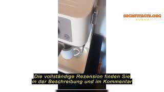 Produktbewertung DeLonghi Stilosa EC 235BK – traditionelle Espresso Siebträgermaschine Espressom [upl. by Acirtal]