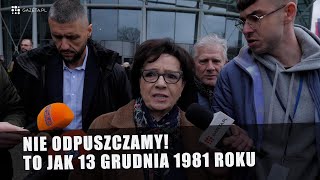 Rozzłoszczona Witek wyszła z siedziby TVP quotCo wasze pokolenie zrobiquot [upl. by Adiari]