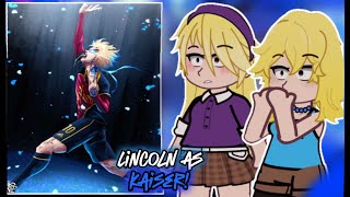 The Loud House React To Lincoln as Michael Kaiser  Gacha React  🇧🇷🇺🇸 [upl. by Nnahaid]