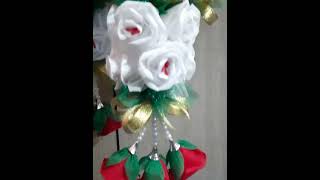 diyorgandyhandmade flowers wedding garland [upl. by Jollenta]