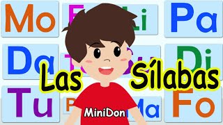 Aprende a leer con MiniDon Las sílabas para niños Aprende a leer y escribir [upl. by Trella]