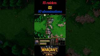 Warcraft 3 Reforged  Ghouls vs Footmans Who is stronger warcraft shorts reforged [upl. by Morena]