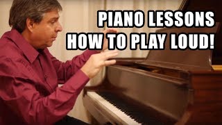 How to Play Loud on the Piano Without Losing Control [upl. by Quirk139]