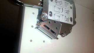 How to install ikea kitchen glass door amp hinge [upl. by Ecille]