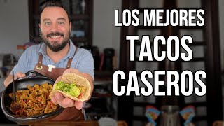 Cómo hacer los MEJORES TACOS CASEROS  ¡Con tus Propias Tortillas  Receta Fácil [upl. by Witha]