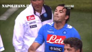 Finale Coppa Italia JuventusNapoli 02 Aronica si complimenta con Quagliarella [upl. by Athene]