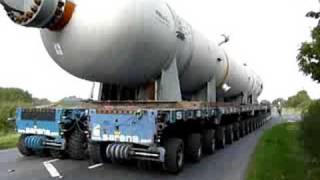 Sarens transporting 230t Reactor [upl. by Nonnad]