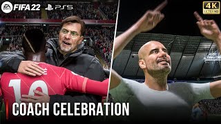 FIFA 22  Coach Celebration  PS5™ 4K 60FPS [upl. by Ed702]