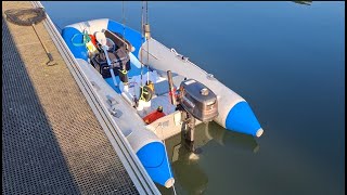 Inflatable Boat Fishing for Flathead [upl. by Nilyram]