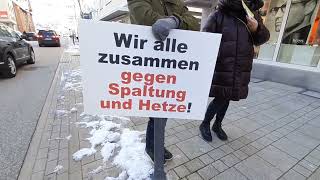 Schilder Demo in der Karlstraße Tettnang am 20 Januar 2024 [upl. by Halet]