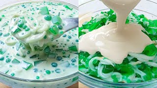 Dessert Na Madaling Gawin Ngayong Summer  Creamy Buko Pandan Salad Masarap na Dessert Ngayon Summer [upl. by Israel]