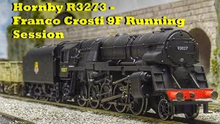 Hornby R3273 Franco Crosti 9F Running Session [upl. by Pauiie965]