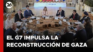 El G7 impulsa la reconstrucción de Gaza [upl. by Lajes]