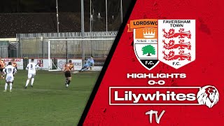 Highlights  Lordswood FC 0 Faversham Town 0 [upl. by Nevin5]