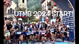 UTMB 2024 LIVE Chamonix START for the 171k  Salida Chamonix 171k [upl. by Gnex]