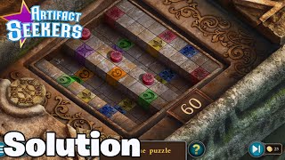 Artifact Seekers  Mini Game Puzzle 81 red chips  Solution [upl. by Eliathas301]