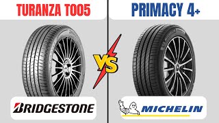 Bridgestone Turanza T005 vs Michelin Primacy 4 Plus  Which One Is Better [upl. by Llertrac]