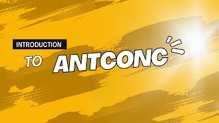 Introduction to AntConc [upl. by Attlee]