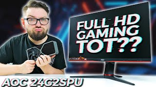 Ist FULL HD 1080p Gaming TOT AOC 24G2SPU 165Hz Gaming Monitor Test [upl. by Lupee]