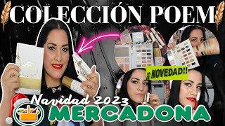 ✨️NOVEDADES MERCADONA✨️COLECCIÓN DE MAQUILLAJE POEM🤍¡LA PRUEBO ENTERA [upl. by Razaele]