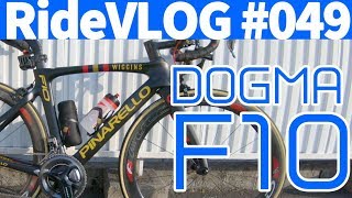 4KPinarello DOGMA F10をチェック！重量は？ Team WIGGINS 2018 RideVLOG049 [upl. by Caassi439]