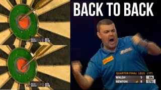 BACKTOBACK 170 Checkouts in Darts 0001 Chance [upl. by Ylra416]