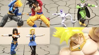 DRAGON BALL STOP MOTION VARIOUS FUSION SON GOKU ANDROID 18 BROLY MORE FIGURE RISE STANDARD [upl. by Etnoval350]