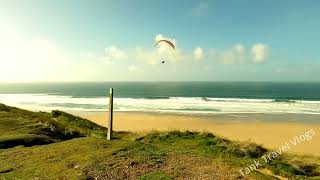 FLOODED Coastal Walk to Perranporth  Perran Sands 2024 [upl. by Oicnerolf]